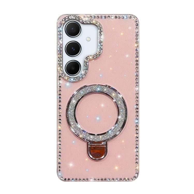 Custodia glitterata con supporto per Samsung Galaxy A16, S24 FE, A15 e A55 5G