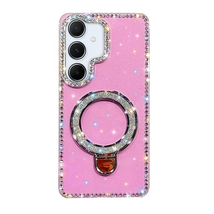Custodia glitterata con supporto per Samsung Galaxy A16, S24 FE, A15 e A55 5G