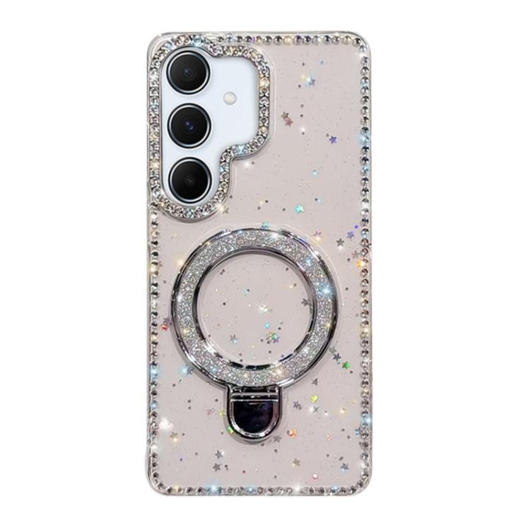 Custodia glitterata con supporto per Samsung Galaxy A16, S24 FE, A15 e A55 5G