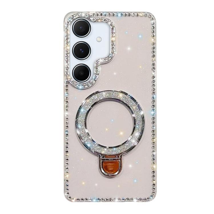 Custodia glitterata con supporto per Samsung Galaxy A16, S24 FE, A15 e A55 5G