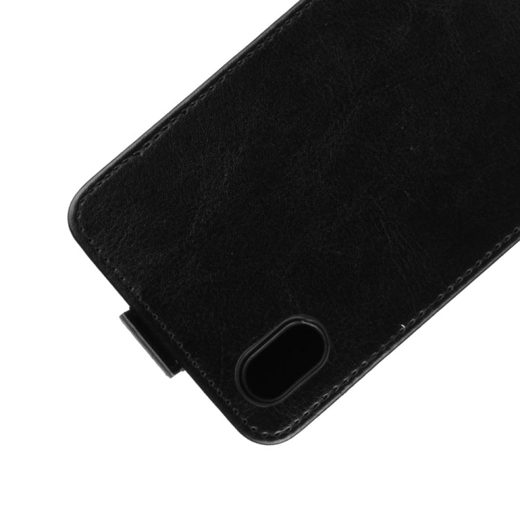 Custodia protettiva in pelle a vibrazione verticale Crazy Horse per Xiaomi Redmi 7A