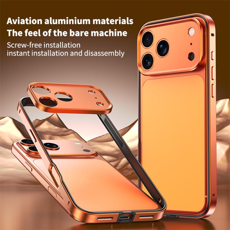 Custodia sottile in lega alluminio e silicone per iPhone 17 Pro M