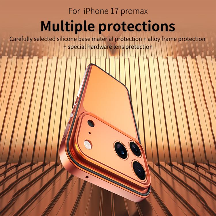 Custodia sottile in lega alluminio e silicone per iPhone 17 Pro M
