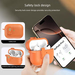 Copriauricolari TPU effetto pelle granulata per AirPods Pro 3