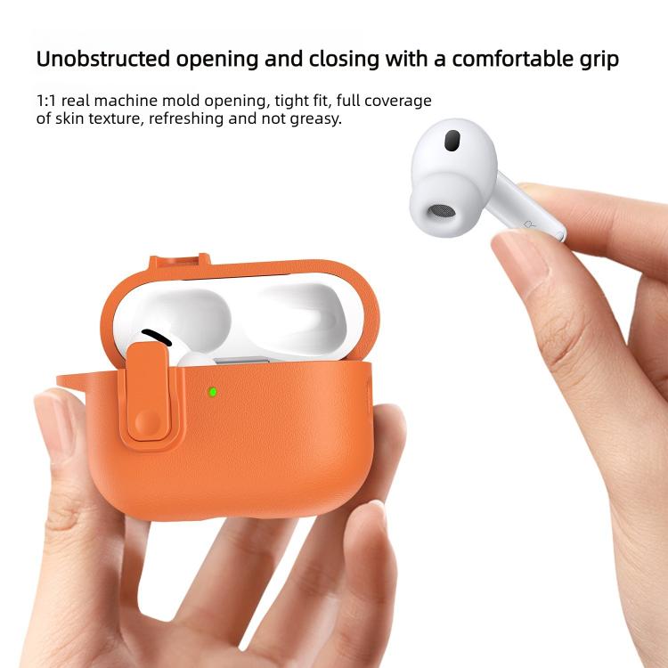 Copriauricolari TPU effetto pelle granulata per AirPods Pro 3