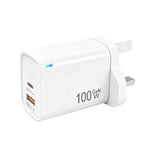 Caricabatterie GaN 100W PD Type-C con spina UK