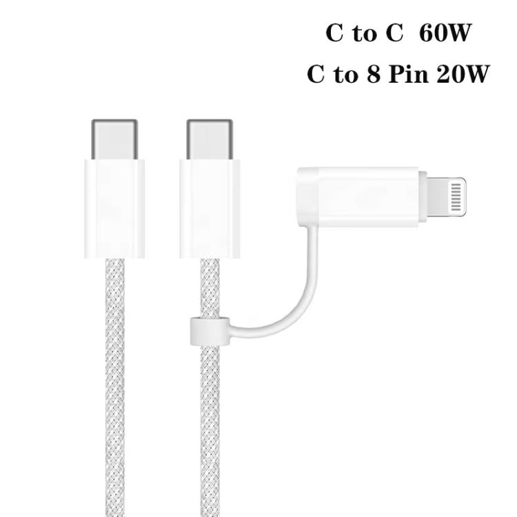 Caricabatterie USB PD 45W GaN Type-C con cavo dati