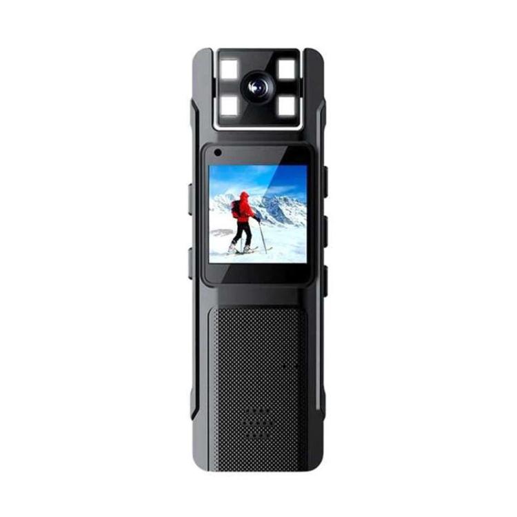 Videocamera indossabile 4K con clip e obiettivo girevole a 180°