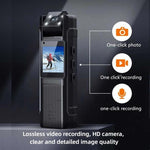 Videocamera indossabile 4K con clip e obiettivo girevole a 180°