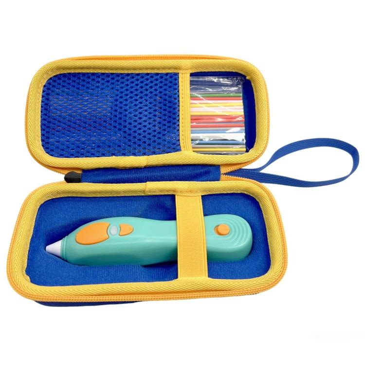 Per la penna per stampa 3D per bambini 3Doodler Start+ Essentials 2024/2023, custodia portatile., For 3Doodler Start+ Essentials 2023 / 2024 (Blue)