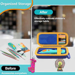 Per la penna per stampa 3D per bambini 3Doodler Start+ Essentials 2024/2023, custodia portatile., For 3Doodler Start+ Essentials 2023 / 2024 (Blue)