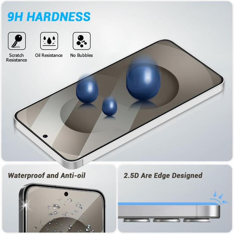 Pellicola vetro temperato ultra sottile con serigrafia HD per Samsung Galaxy