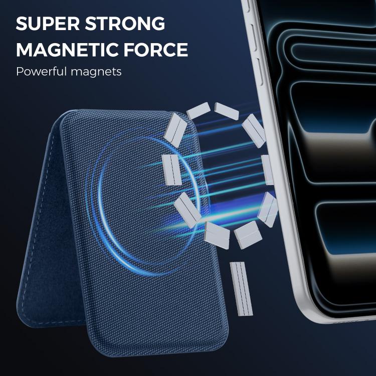 Supporto magnetico porta carte in pelle PU