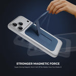 Supporto magnetico porta carte in pelle PU