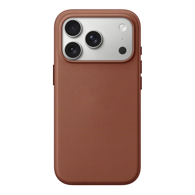 Custodia magnetica in TPU con texture Tech Fabric ufficiale, senza pulsante per fotocamera AI., For iPhone 16 Pro Max, For iPhone 16 Pro, For iPhone 16, For iPhone 15 Pro Max