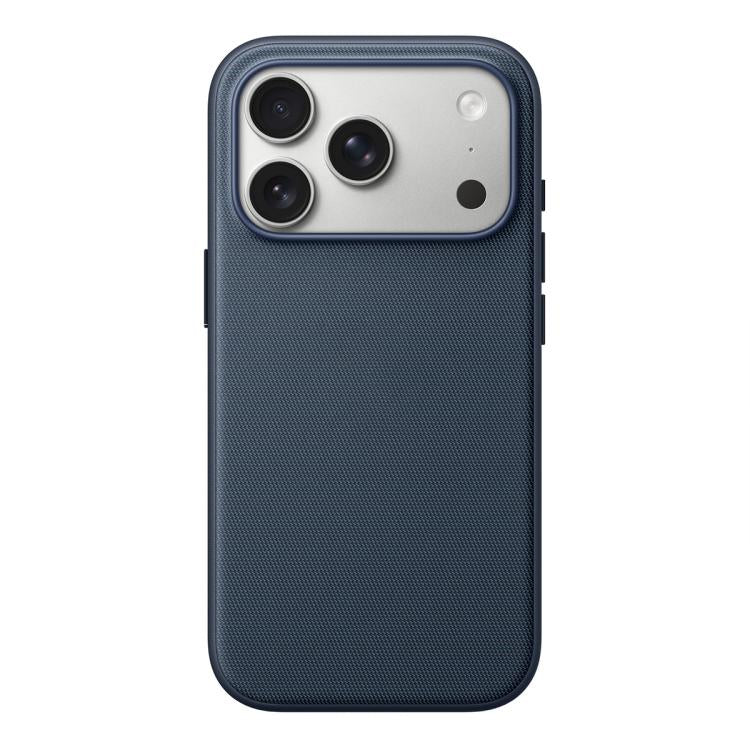 Custodia magnetica in TPU con texture Tech Fabric ufficiale, senza pulsante per fotocamera AI., For iPhone 16 Pro Max, For iPhone 16 Pro, For iPhone 16, For iPhone 15 Pro Max