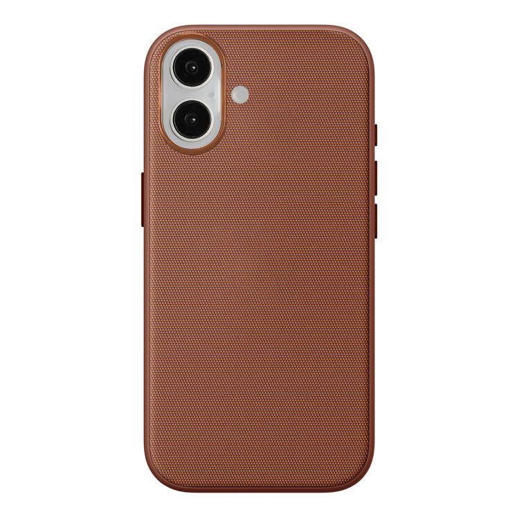 Custodia magnetica in TPU con texture Tech Fabric ufficiale, senza pulsante per fotocamera AI., For iPhone 16 Pro Max, For iPhone 16 Pro, For iPhone 16, For iPhone 15 Pro Max