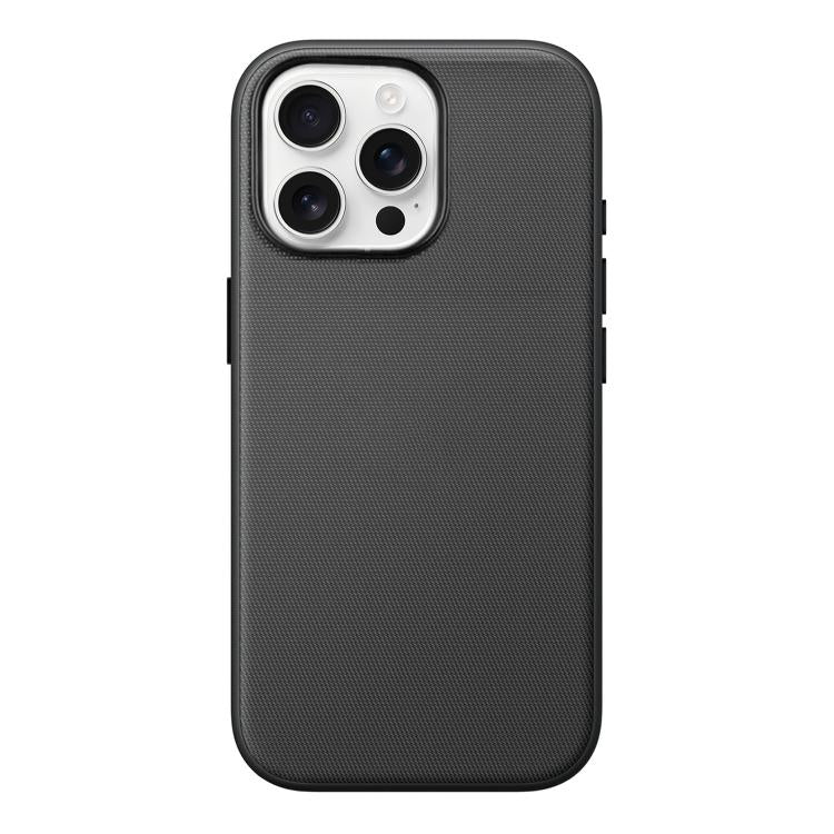 Custodia magnetica in TPU con texture Tech Fabric ufficiale, senza pulsante per fotocamera AI., For iPhone 15 Pro, For iPhone 15, For iPhone 14, For iPhone 14 Pro