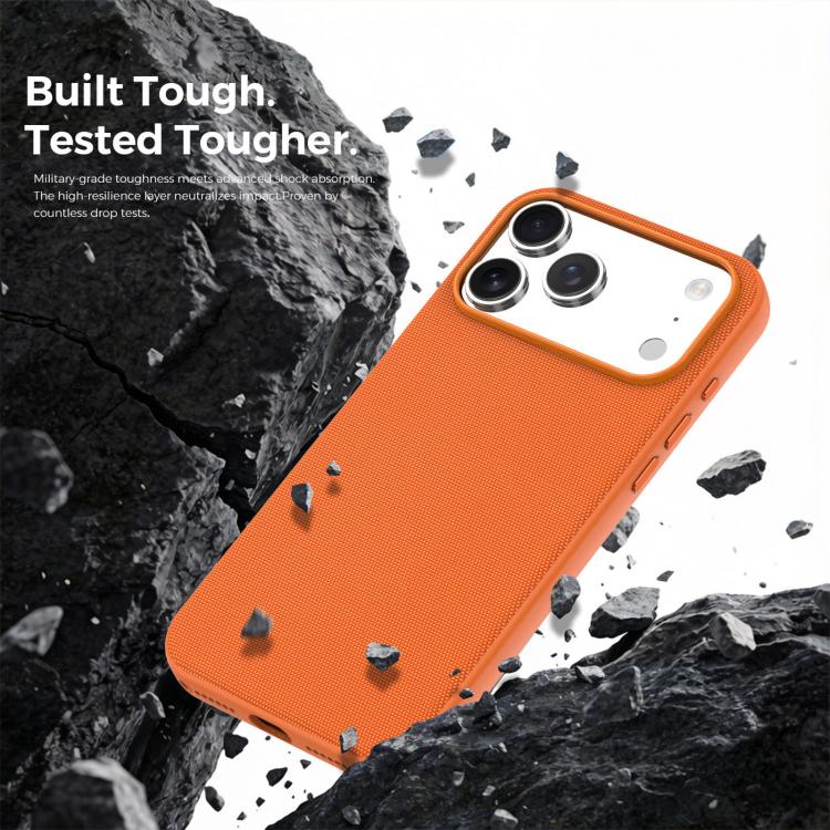 Custodia magnetica in TPU con texture Tech Fabric ufficiale, senza pulsante per fotocamera AI., For iPhone 16 Pro Max, For iPhone 16 Pro, For iPhone 16, For iPhone 15 Pro Max