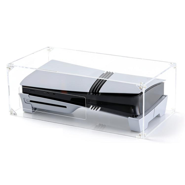 Coperchio antipolvere trasparente in acrilico per PS5 Pro Slim