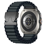 Cinturino per orologio in nylon a coste larghe con fibbia da paracadute, ideale per fuoristrada., For Samsung Galaxy Watch Ultra 47mm / Ultra 2025