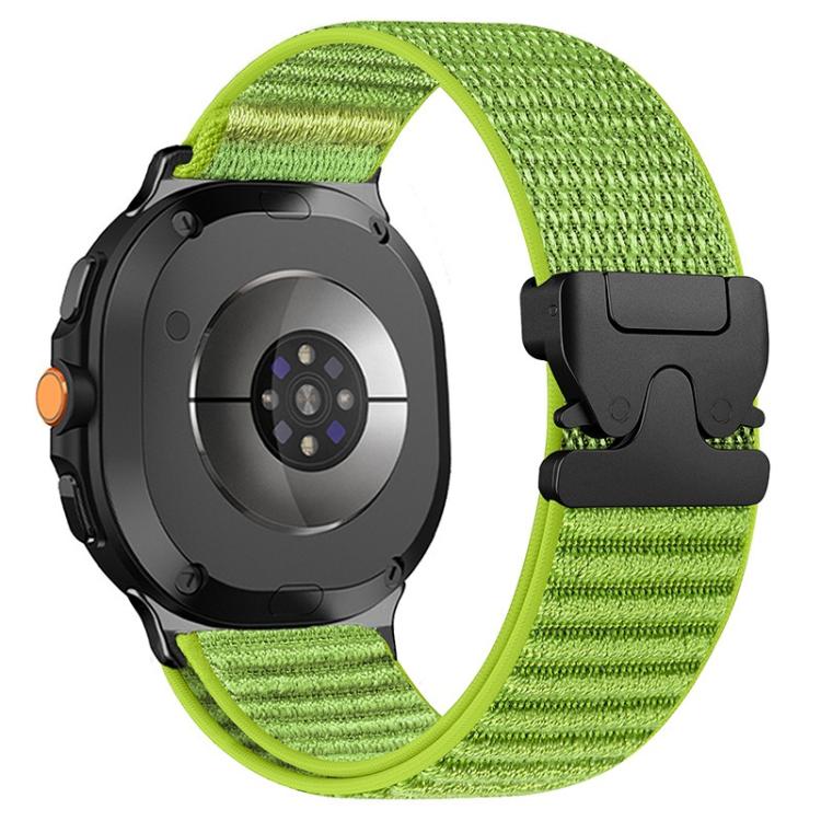 Cinturino per orologio in nylon intrecciato con fibbia a paracadute e motivo montano, con punta in metallo., For Samsung Galaxy Watch8 / Watch8 Classic