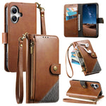 Portafoglio con cerniera e cinturino in ecopelle vegana, For iPhone 17 Pro Max, For iPhone 17 Pro, For iPhone 17, For iPhone Air