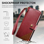 Portafoglio con cerniera e cinturino in ecopelle vegana, For iPhone 16 Pro Max, For iPhone 16 Pro, For iPhone 16 Plus, For iPhone 16