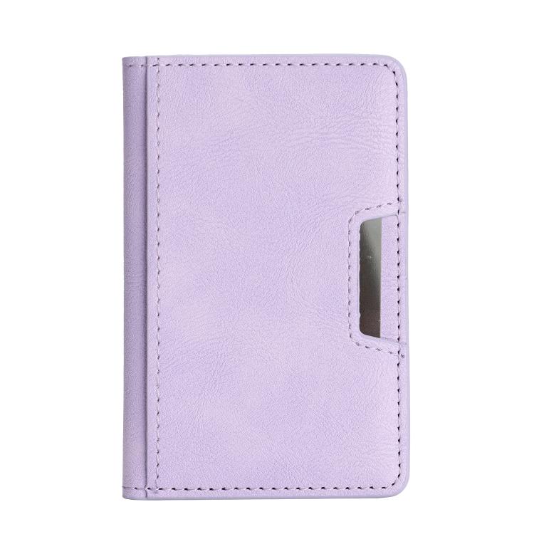 Borsa porta carte magnetica in pelle vegana a due ante