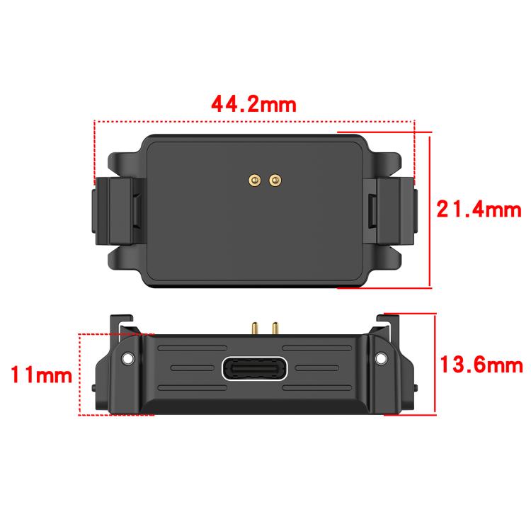 Base di ricarica con adattatore 1/4" per DJI Osmo Nano