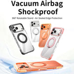 Custodia acrilico trasparente con supporto magnetico iPhone 16 Pr