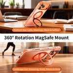 Custodia acrilico trasparente con supporto magnetico iPhone 16 Pr