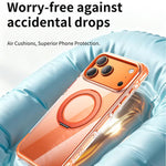 Custodia acrilico trasparente con supporto magnetico iPhone 16 Pr