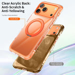 Custodia acrilico trasparente con supporto magnetico iPhone 16 Pr
