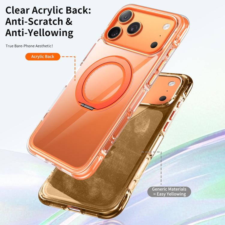 Custodia acrilico trasparente con supporto magnetico iPhone 16 Pr