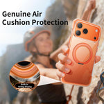 Custodia acrilico trasparente con supporto magnetico iPhone 16 Pr