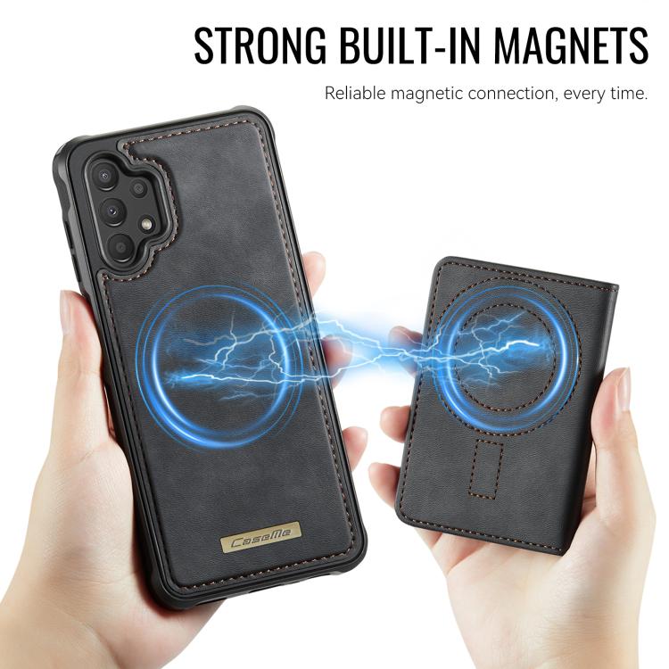 Custodia CaseMe Me80 con portafoglio rimovibile per Samsung Galaxy A13 e A04s