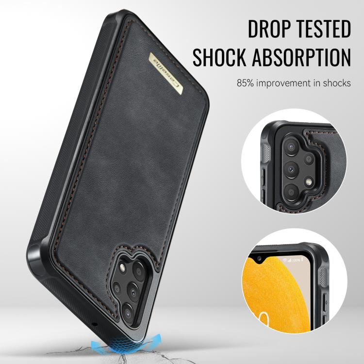 Custodia CaseMe Me80 con portafoglio rimovibile per Samsung Galaxy A13 e A04s
