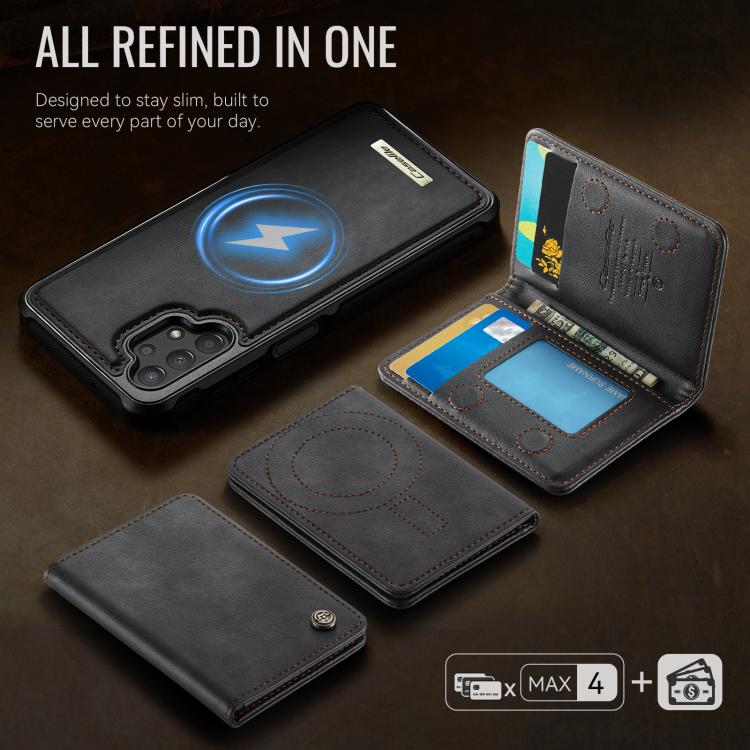 Custodia CaseMe Me80 con portafoglio rimovibile per Samsung Galaxy A13 e A04s