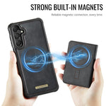 Custodia per telefono con portafoglio rimovibile per Samsung Galaxy A17, S25