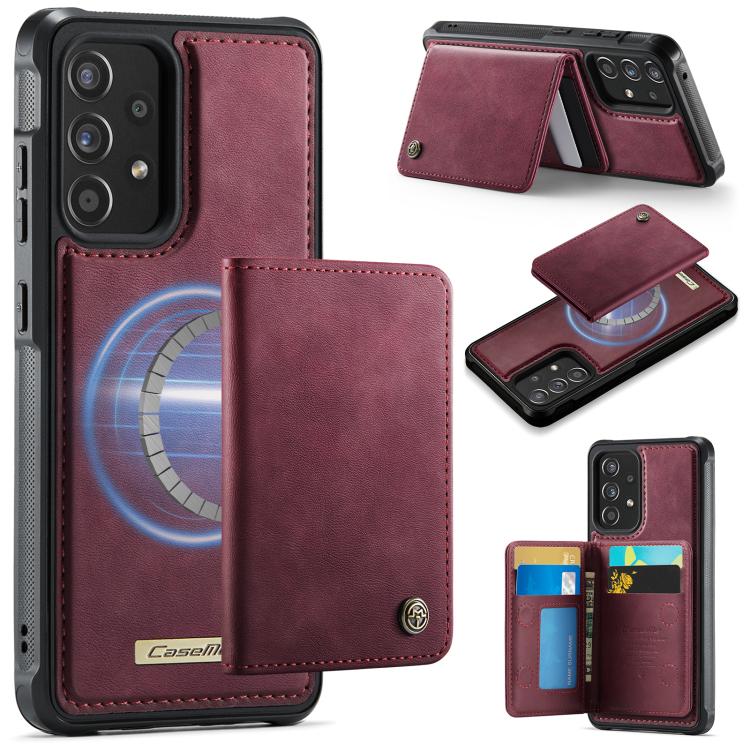 Custodia CaseMe Me80 con portafoglio rimovibile per Samsung Galaxy A13 e A04s