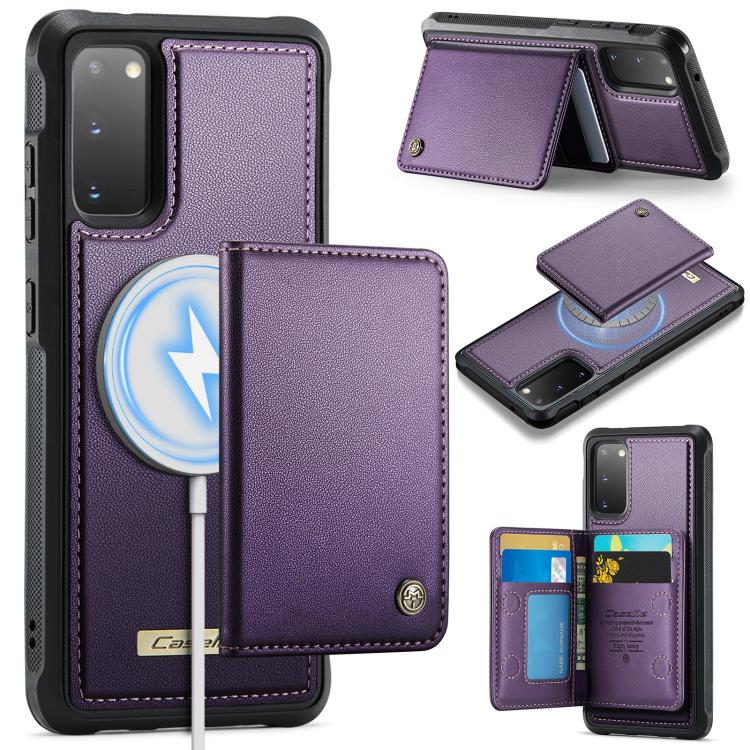 Custodia portafoglio magnetica per Samsung Galaxy S21 Ultra, S20 Ultra, S20 e