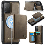 Custodia portafoglio magnetica per Samsung Galaxy S21 Ultra, S20 Ultra, S20 e
