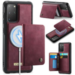 Custodia portafoglio magnetica per Samsung Galaxy S21 Ultra, S20 Ultra, S20 e