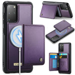 Custodia portafoglio magnetica per Samsung Galaxy S21 Ultra, S20 Ultra, S20 e