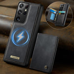 Custodia portafoglio magnetica per Samsung Galaxy S21 Ultra, S20 Ultra, S20 e