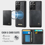 Custodia portafoglio magnetica per Samsung Galaxy S21 Ultra, S20 Ultra, S20 e