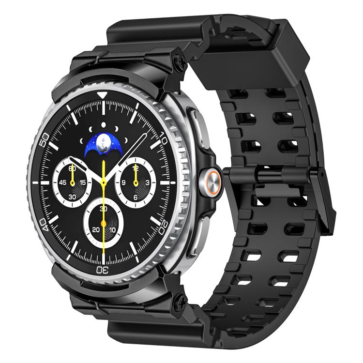 Cinturino per orologio in silicone traspirante a doppia fila perforata, For Samsung Galaxy Watch8 / Watch8 Classic