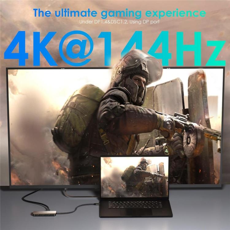 Docking station USB-C WAVLINK 7 in 1 con triple uscita 4K