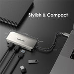 Docking station USB-C WAVLINK 7 in 1 con triple uscita 4K